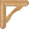 Ekena Millwork Olympic Craftsman Rough Sawn Bracket w/ Offset Brace, Western Red Cedar, 8"W x 30"D x 30"H BKT0806X30X30OLY04RWR - alternate 2